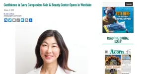 The Acorn newspaper article: Confidence in Every Complexion: Skin & Beauty Center Opens in Westlake