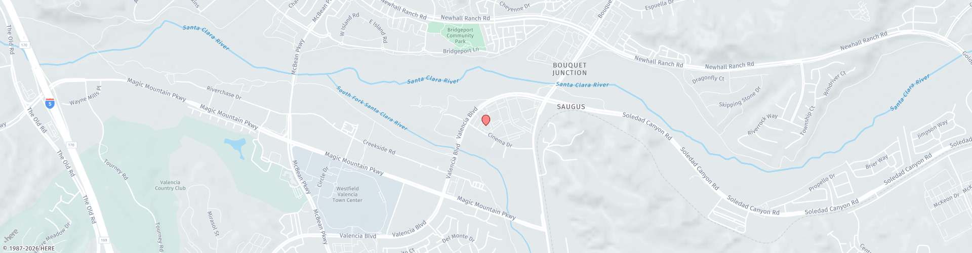 Location Map: 23501 Cinema Drive Valencia, CA 91355