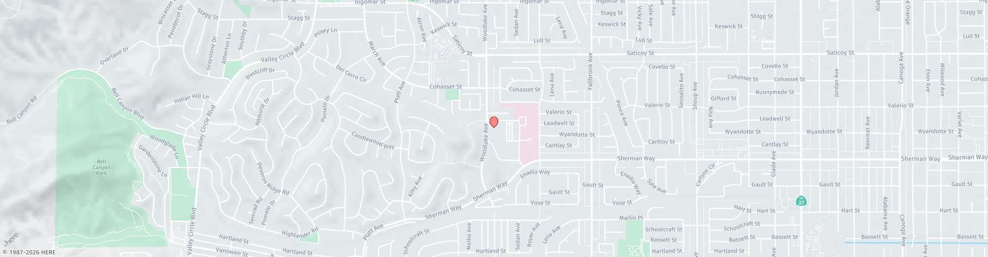 Location Map: 7320 Woodlake Ave, Suite 240 West Hills, CA 91307